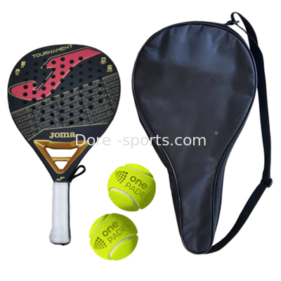 OEM Customize Logo Professional Best Quality Padel Racket 3K 12K 18K Carbon Fiber Tennis Paddle Rackets