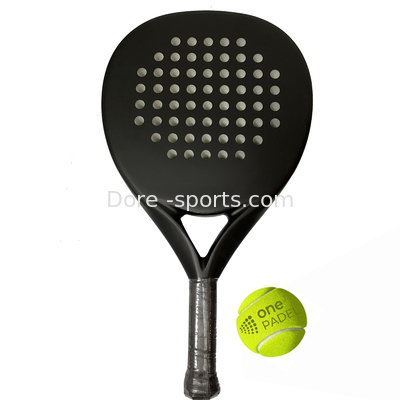 OEM Soft Eva Foam Custom  Padel Racket Full Carbon 3k 12k 18k Fiber By Manufacture