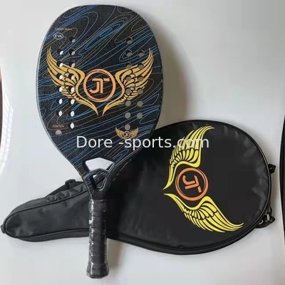 Custom Chameleon  Painting Beach Tennis Shinny Logo Rackets Plate Tennis Racket Carbon Fiber Beach Tennis Racket