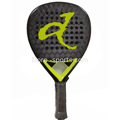 Custom Manufacture Full Carbon  3K 12K 18K Fiber ,OEM LOGO Padel Racket Wholesalefor  High Qualit Padel Racket