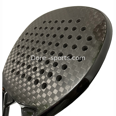 Custom Manufacture Full Carbon  3K 12K 18K Fiber ,OEM LOGO Padel Racket Wholesalefor  High Qualit Padel Racket