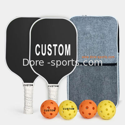 USA Pickleball Approved Carbon Fiber Paddle | Rough Texture Carbon Surface for Maximum Spin & Cushioned Perforated Contour Grip for Anti-Slip Control