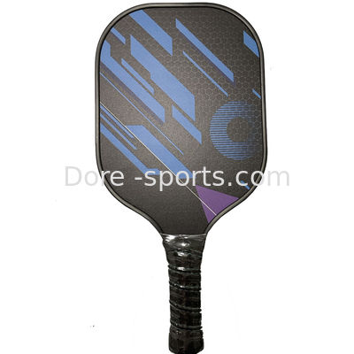 USA Pickleball Approved Carbon Fiber Paddle | Rough Texture Carbon Surface for Maximum Spin & Cushioned Perforated Contour Grip for Anti-Slip Control