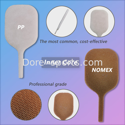 New Pickleball Approved Rough Texture Carbon Surface for Spin & Cushioned Perforated Contour Grip Against Slipperiness