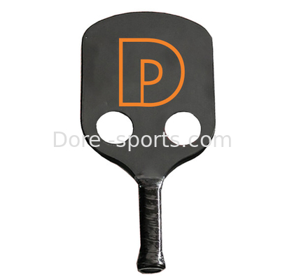 USA Pickleball Approved Rough Texture Carbon Surface for Spin & Cushioned Perforated Contour Grip Against Slipperiness