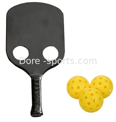 USA Pickleball Approved Rough Texture Carbon Surface for Spin & Cushioned Perforated Contour Grip Against Slipperiness