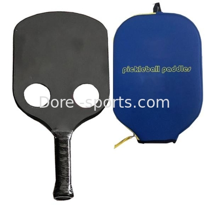 USA Pickleball Approved Rough Texture Carbon Surface for Spin & Cushioned Perforated Contour Grip Against Slipperiness