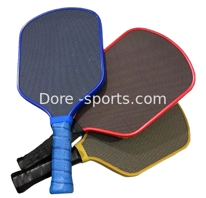 Orbia Pickleball Carbon Fiber Titanium Surface Pro Pickleball Paddles Advanced Player Use Racket With Premium Grip