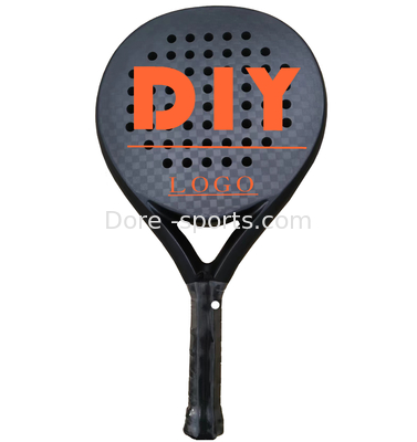 DD014 Customized Design Hot Sale Carbon 3K 12K 18K Carbon Padel Racket Manufacturer