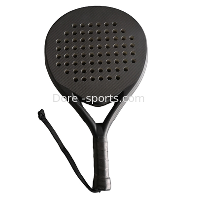 DD019 High End Big Brand Design Professional 3K Full Carbon Fiber Glass Fiber Padel Racket