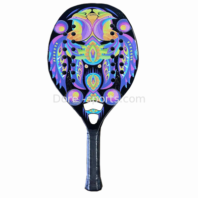 Beach Tennis Rackets  Soft Eva Foam Custom Tennis Padel Racket Carbon Fiber By Manufacture