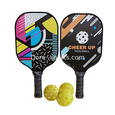 Custom Professional PVC  Carbon Fiber Padel Rackets Carbon Fiber Glass Fiber Padel Racket