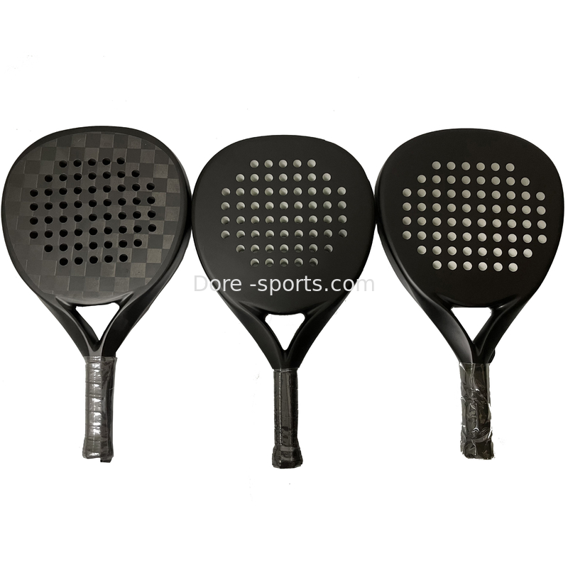 OEM Soft Eva Foam Custom  Padel Racket Full Carbon 3k 12k 18k Fiber By Manufacture