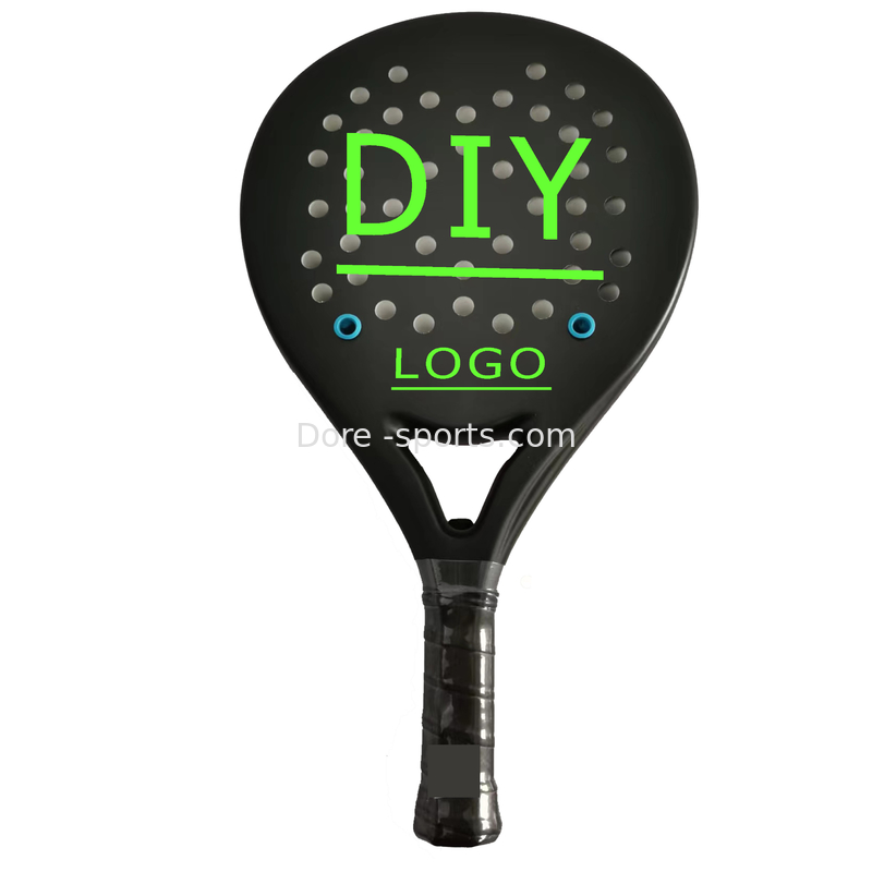 New Design Padel Racket Full Carbon Material Padel Racket &Beach Tennis Racket