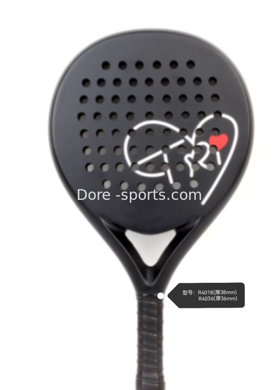DD014 Customized Design Hot Sale Carbon 3K 12K 18K Carbon Padel Racket Manufacturer